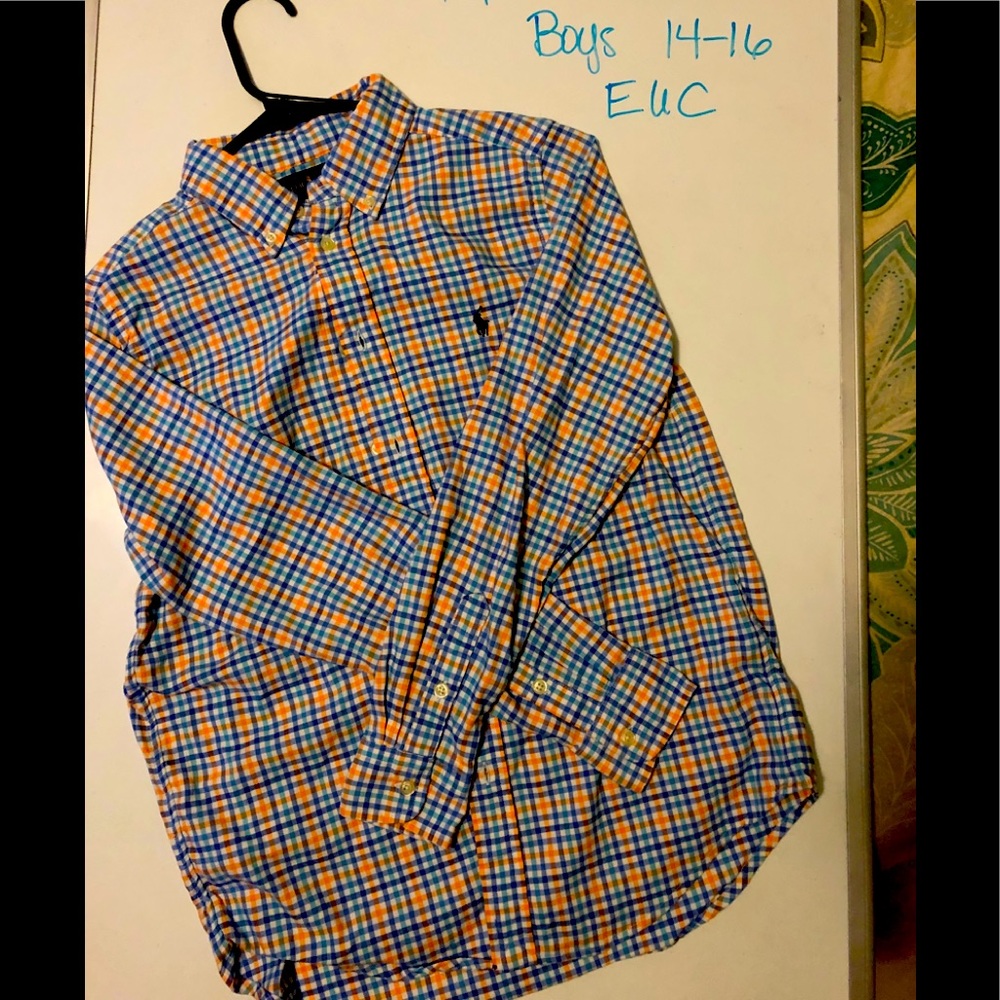 Boys Ralph Lauren button down shirt
